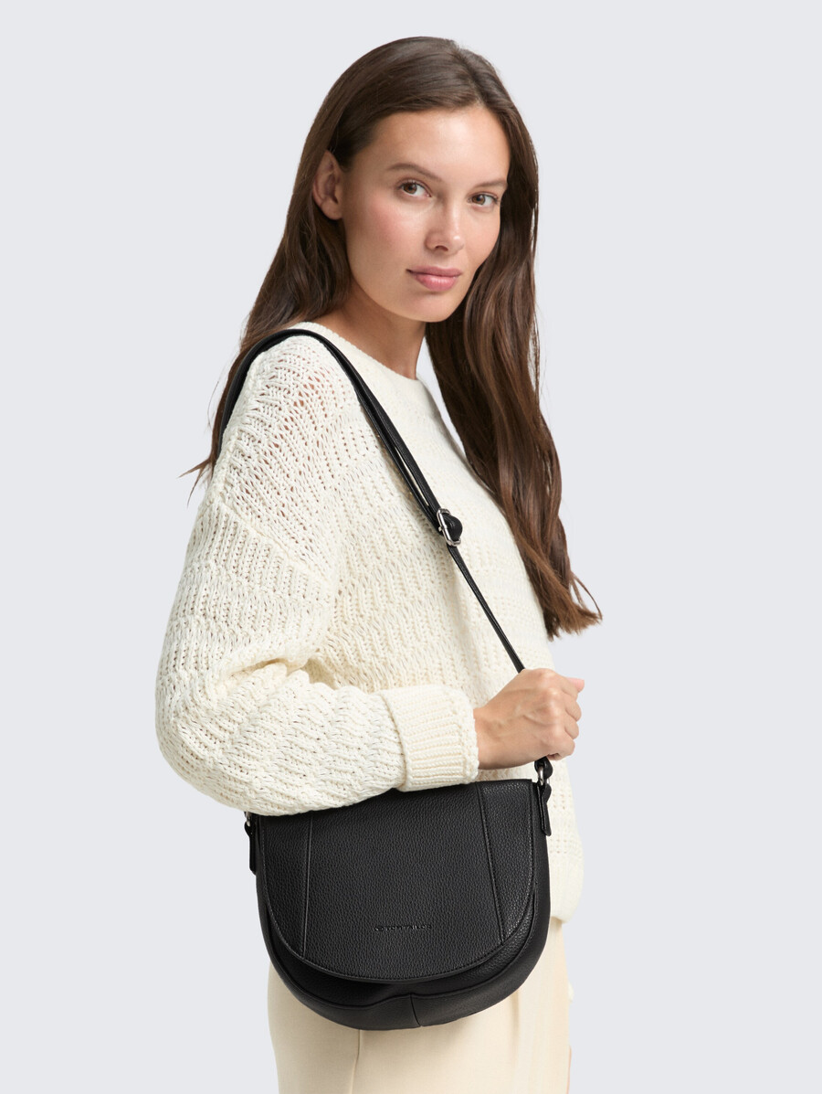 borsa a tracolla ttdahlia con angoli arrotondati
