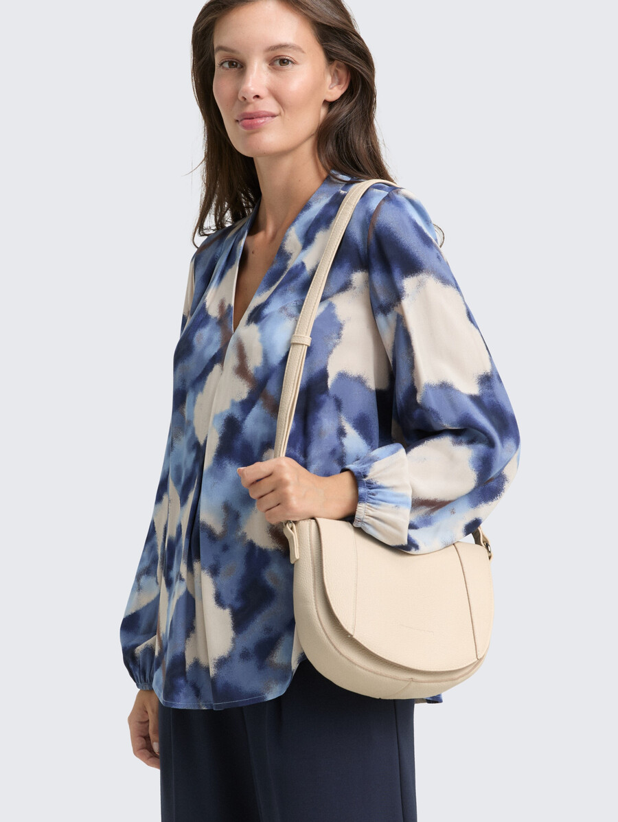 borsa a tracolla ttdahlia con angoli arrotondati