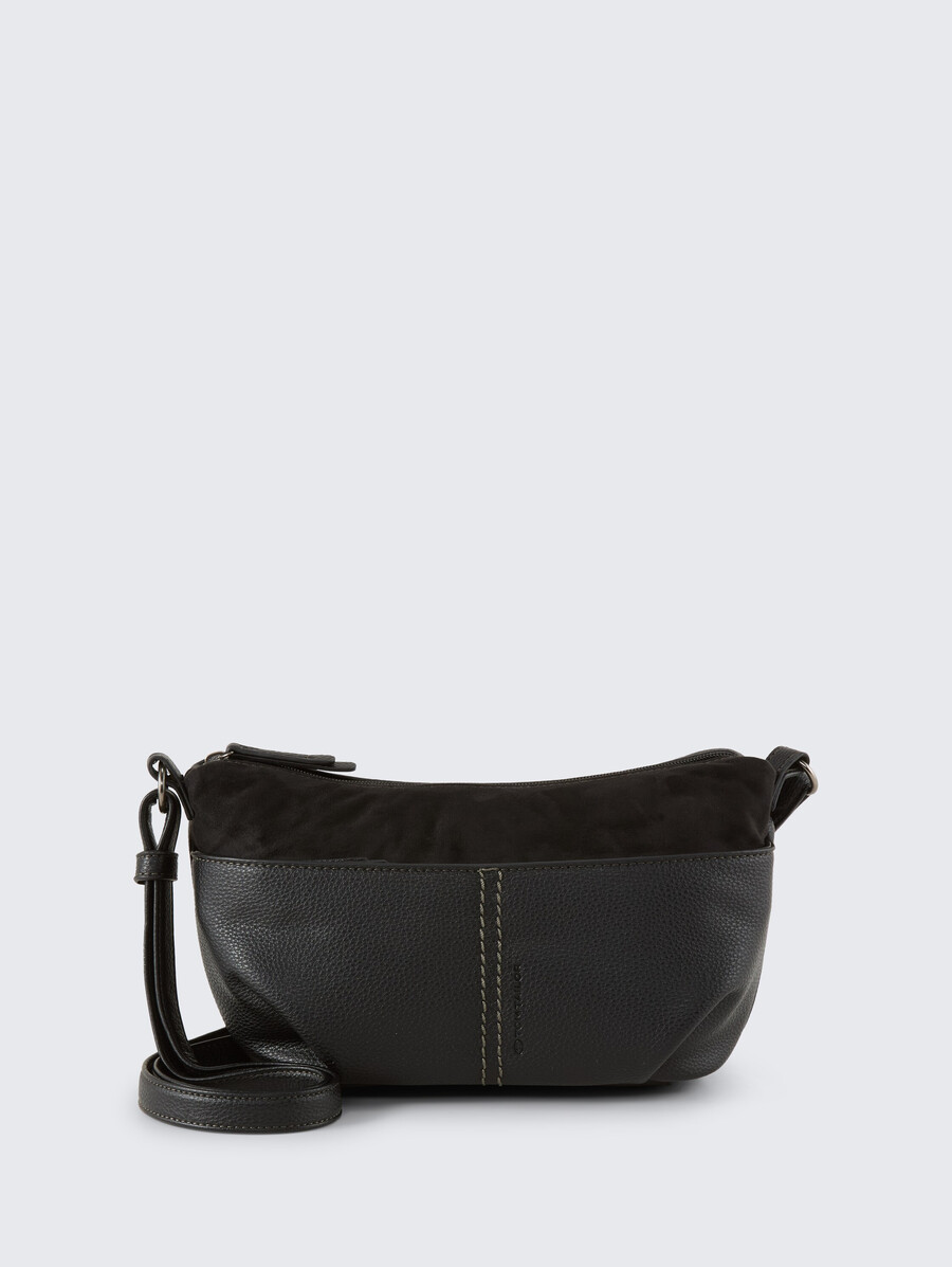 borsa a tracolla ttmiha con mix di materiali