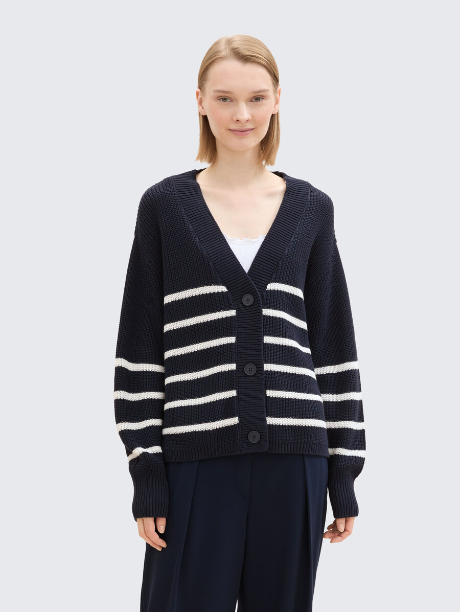 cardigan con scollo a v