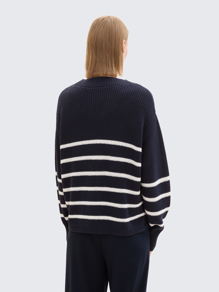 cardigan con scollo a v