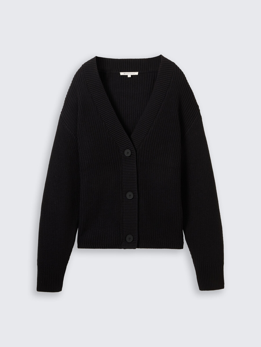 cardigan con scollo a v