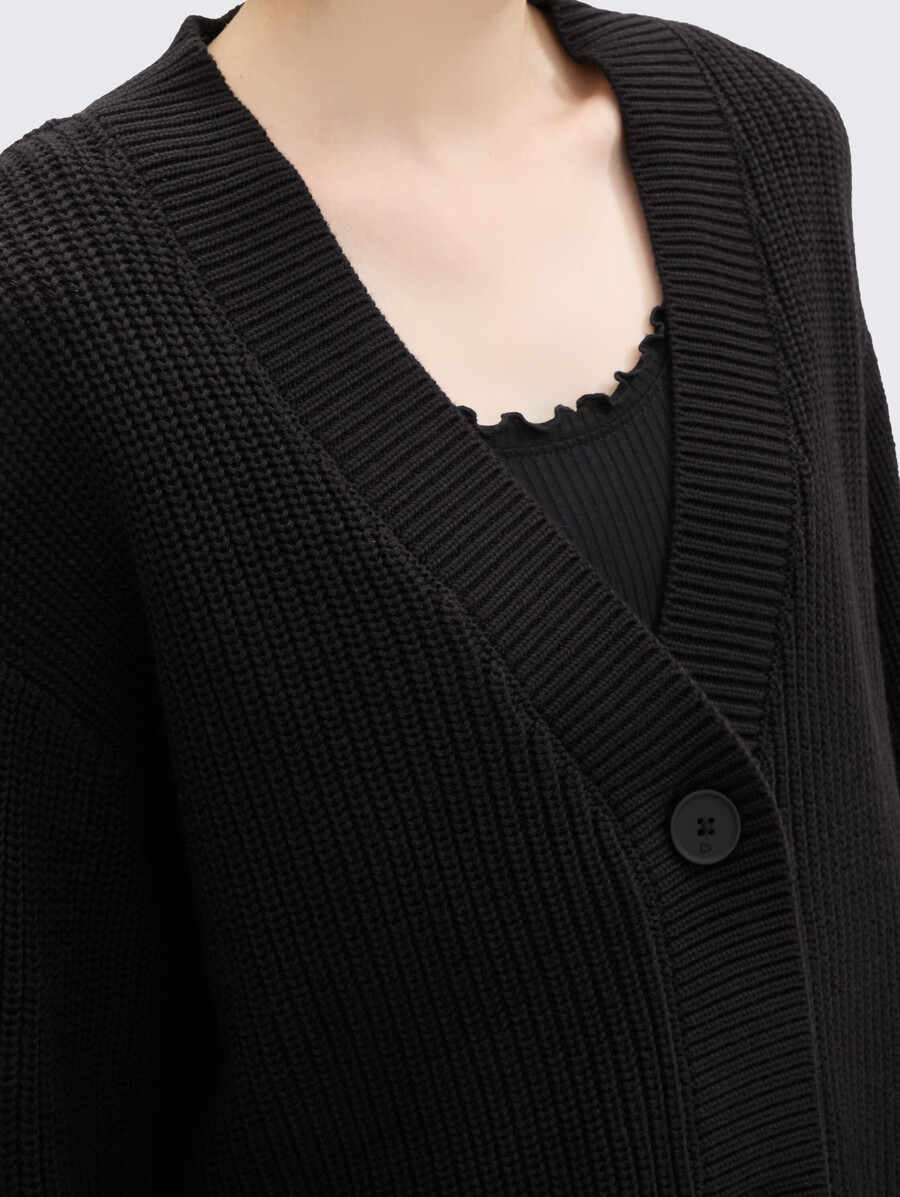 cardigan con scollo a v