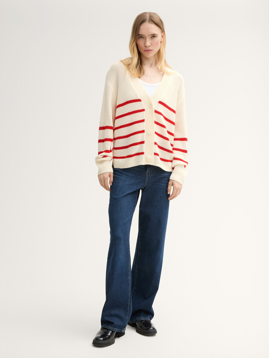 cardigan con scollo a v