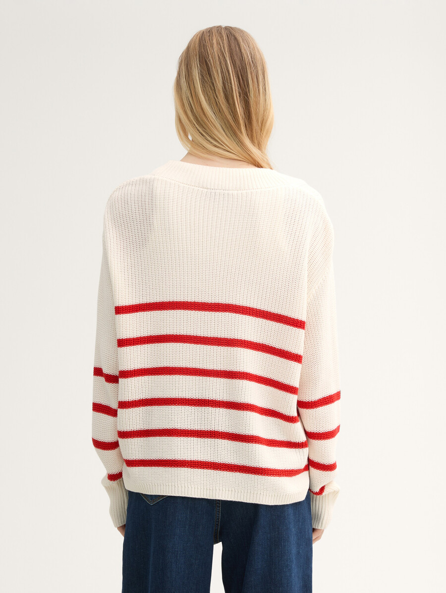 cardigan con scollo a v