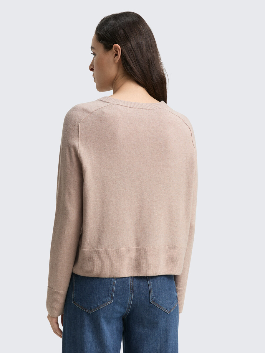 cardigan in misto cashmere