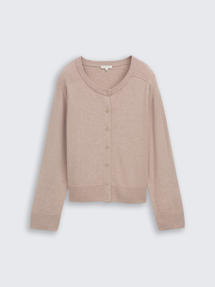 cardigan in misto cashmere