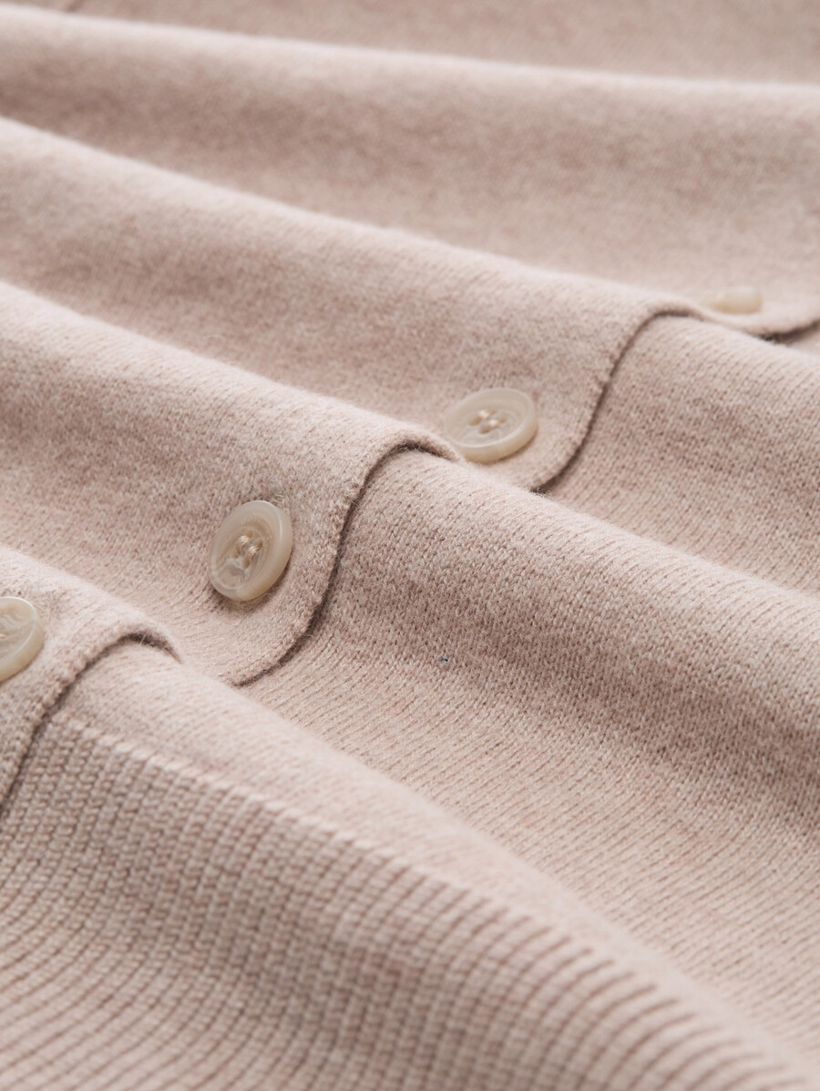 cardigan in misto cashmere
