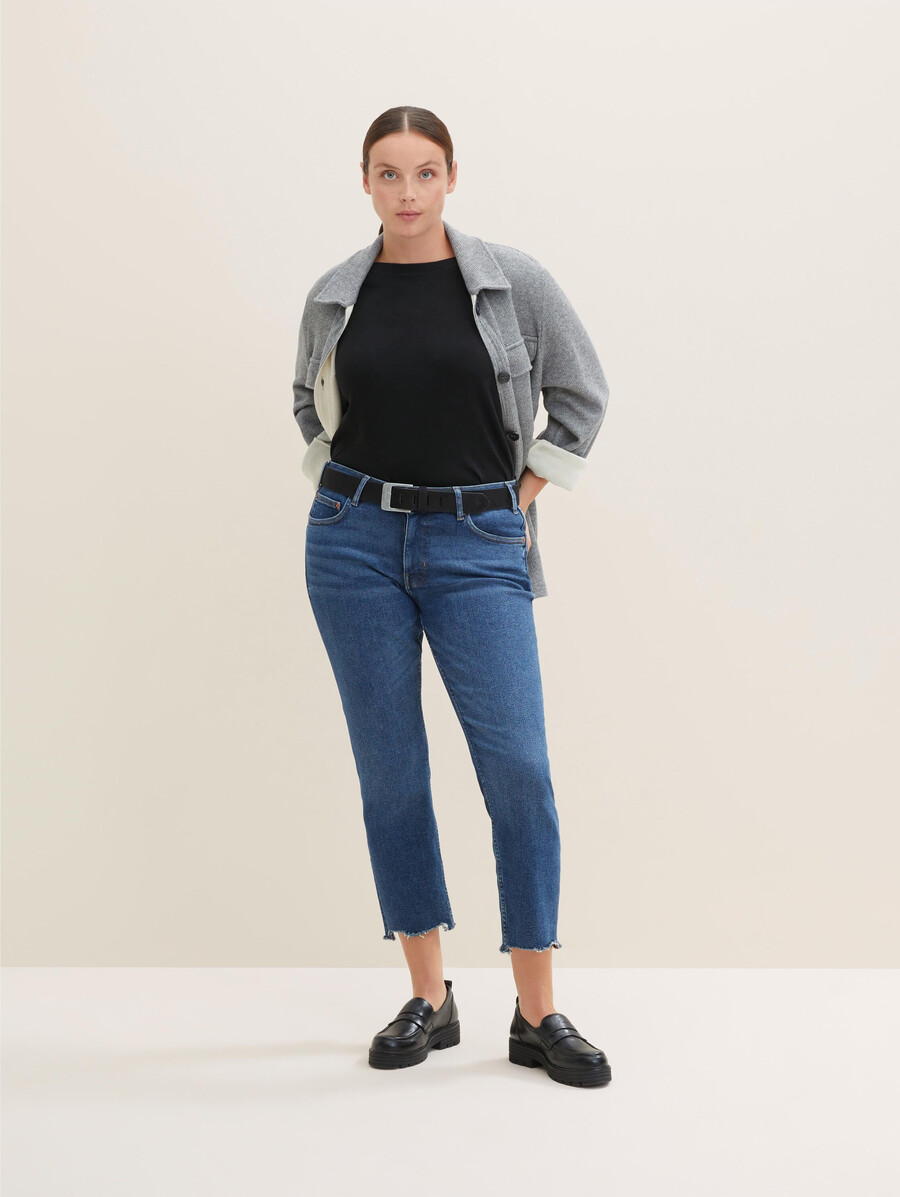 ttlucy plus size - cintura in pelle scamosciata con fibbia ad ardiglione quadrata