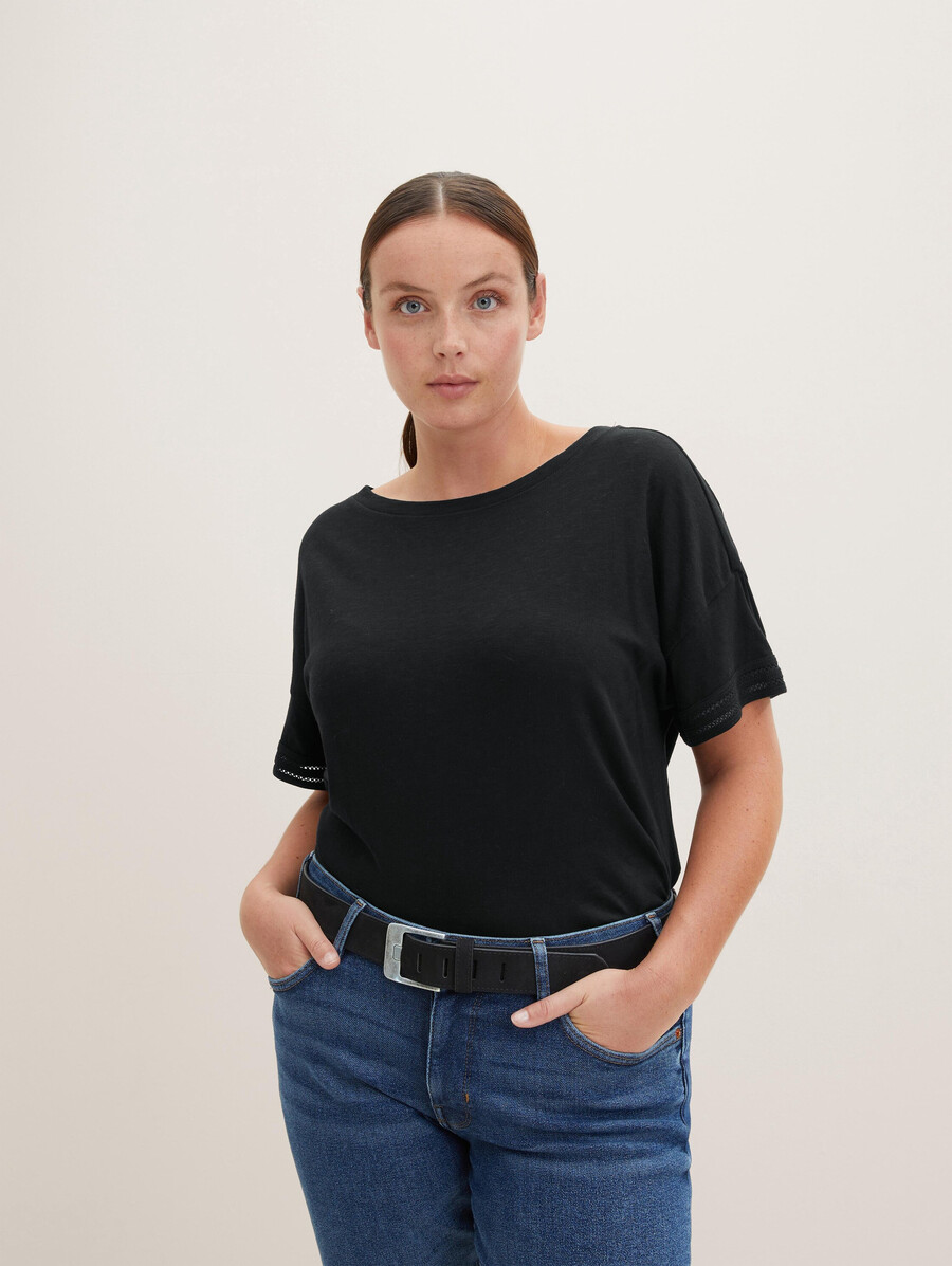 ttlucy plus size - cintura in pelle scamosciata con fibbia ad ardiglione quadrata