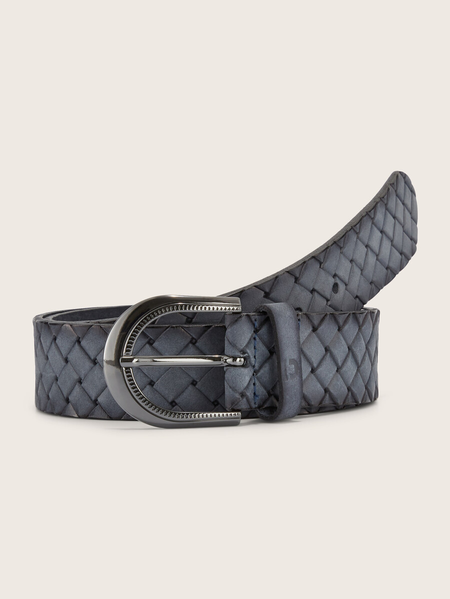 cintura in pelle intrecciata ttmartha