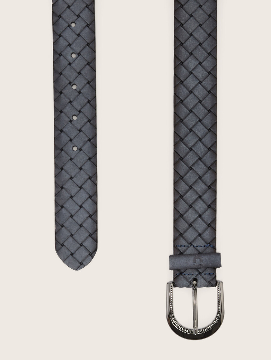 cintura in pelle intrecciata ttmartha