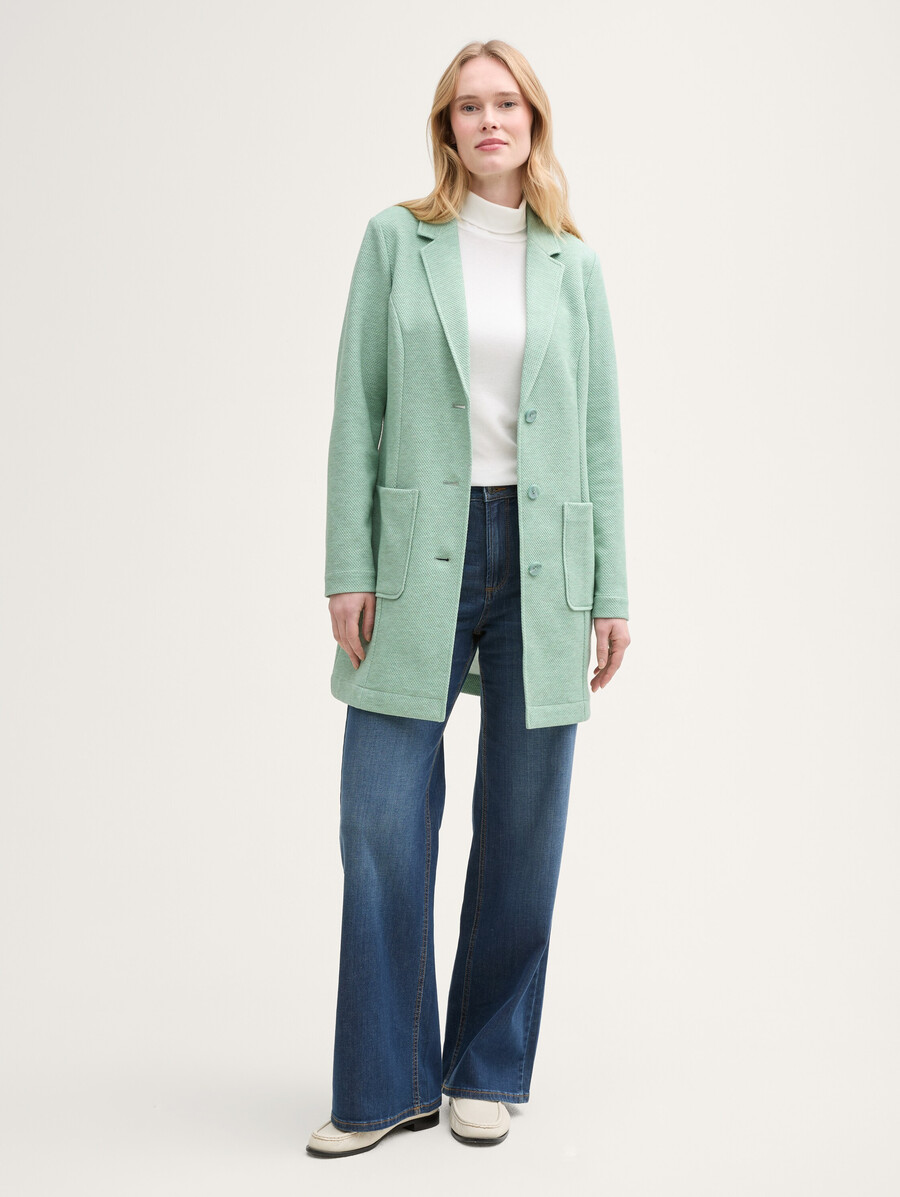 cappotto con collo a revers