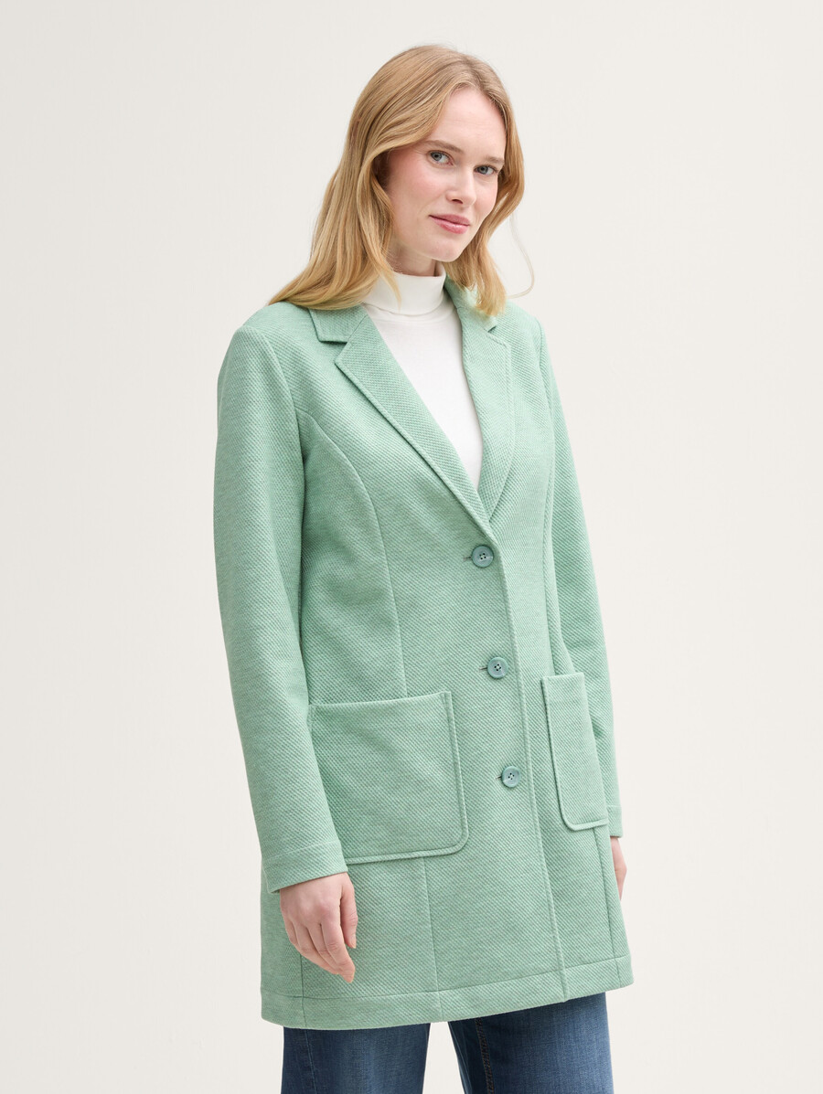 cappotto con collo a revers
