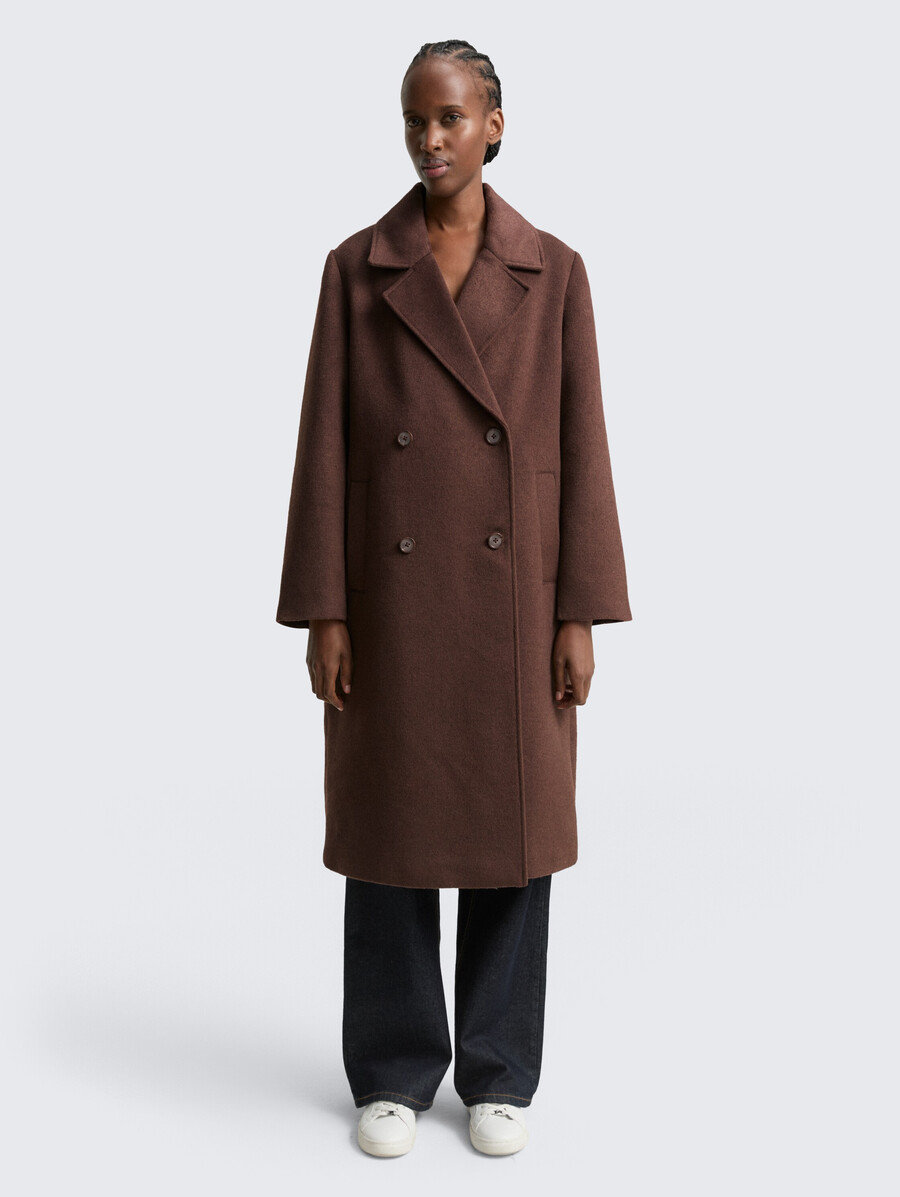 cappotto di lana dalla vestibilità ampia