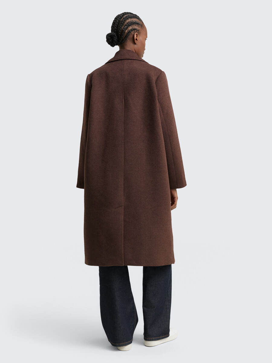 cappotto di lana dalla vestibilità ampia