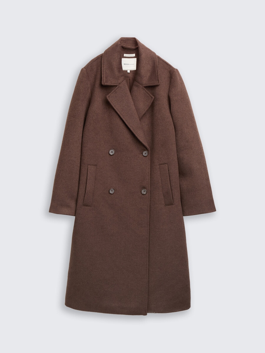 cappotto di lana dalla vestibilità ampia