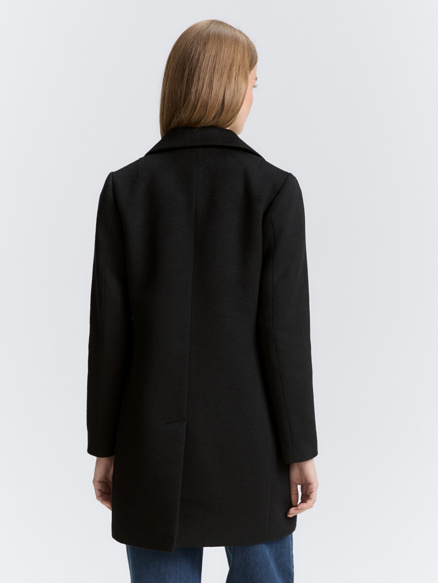 cappotto di lana slim fit