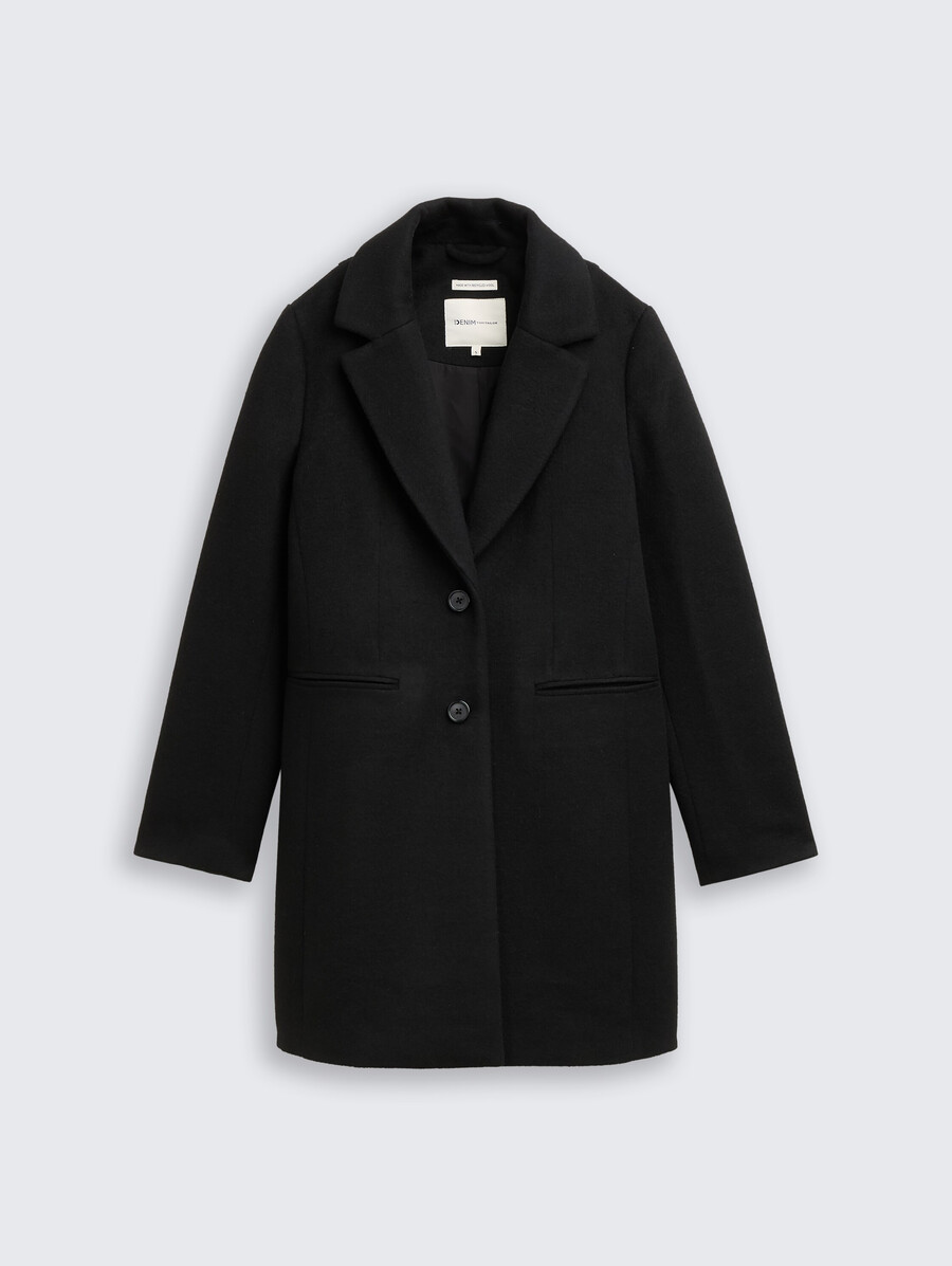cappotto di lana slim fit