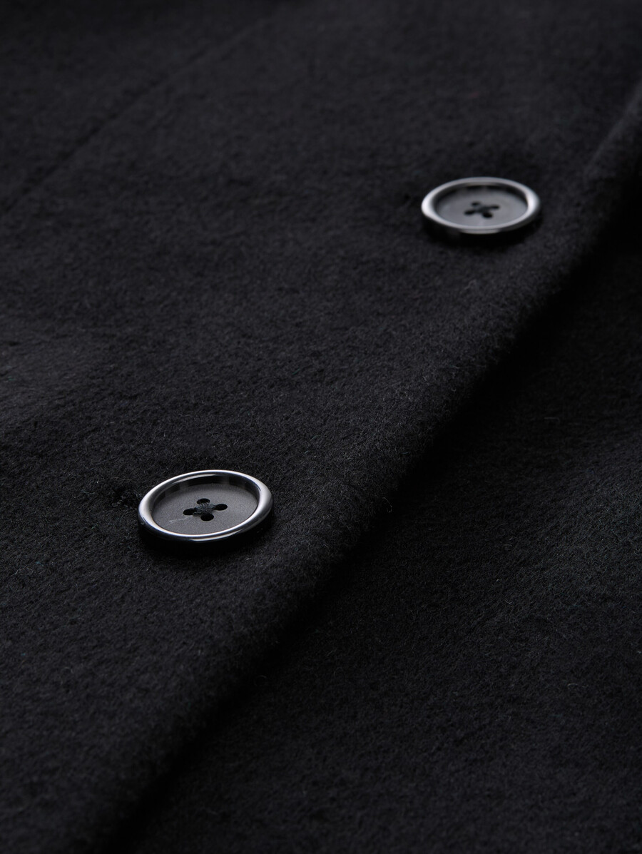 cappotto di lana slim fit