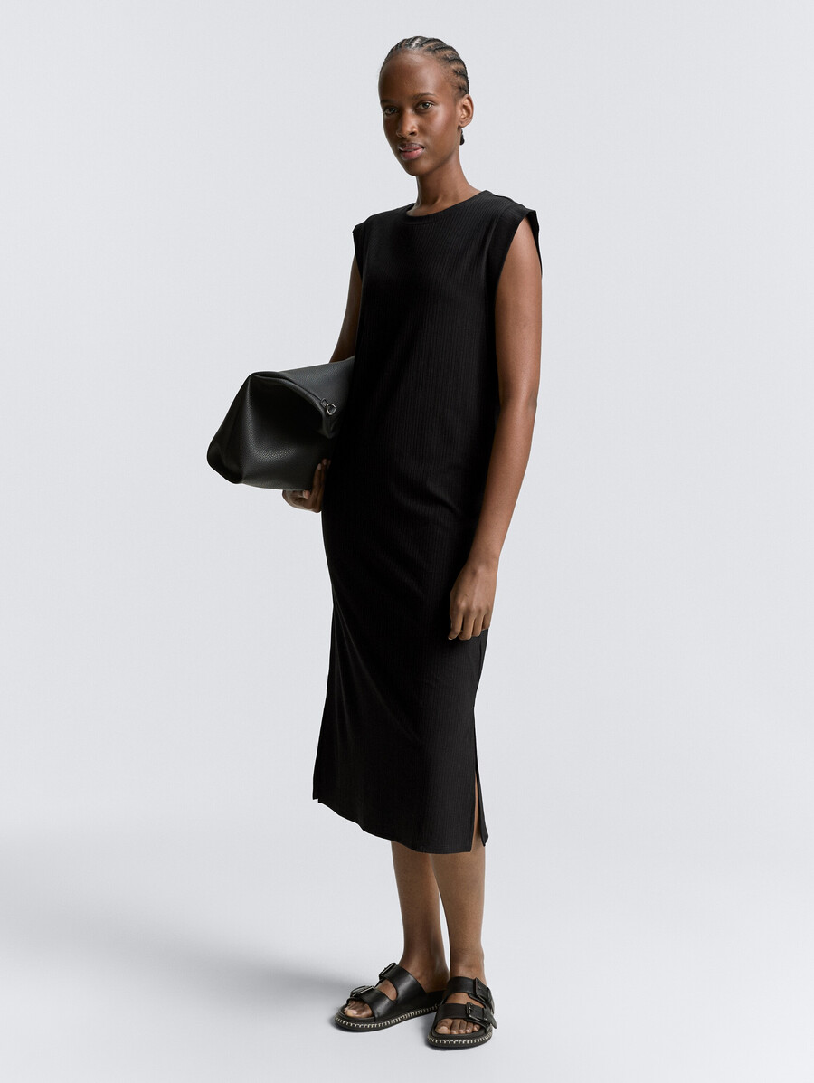 abito midi a t-shirt