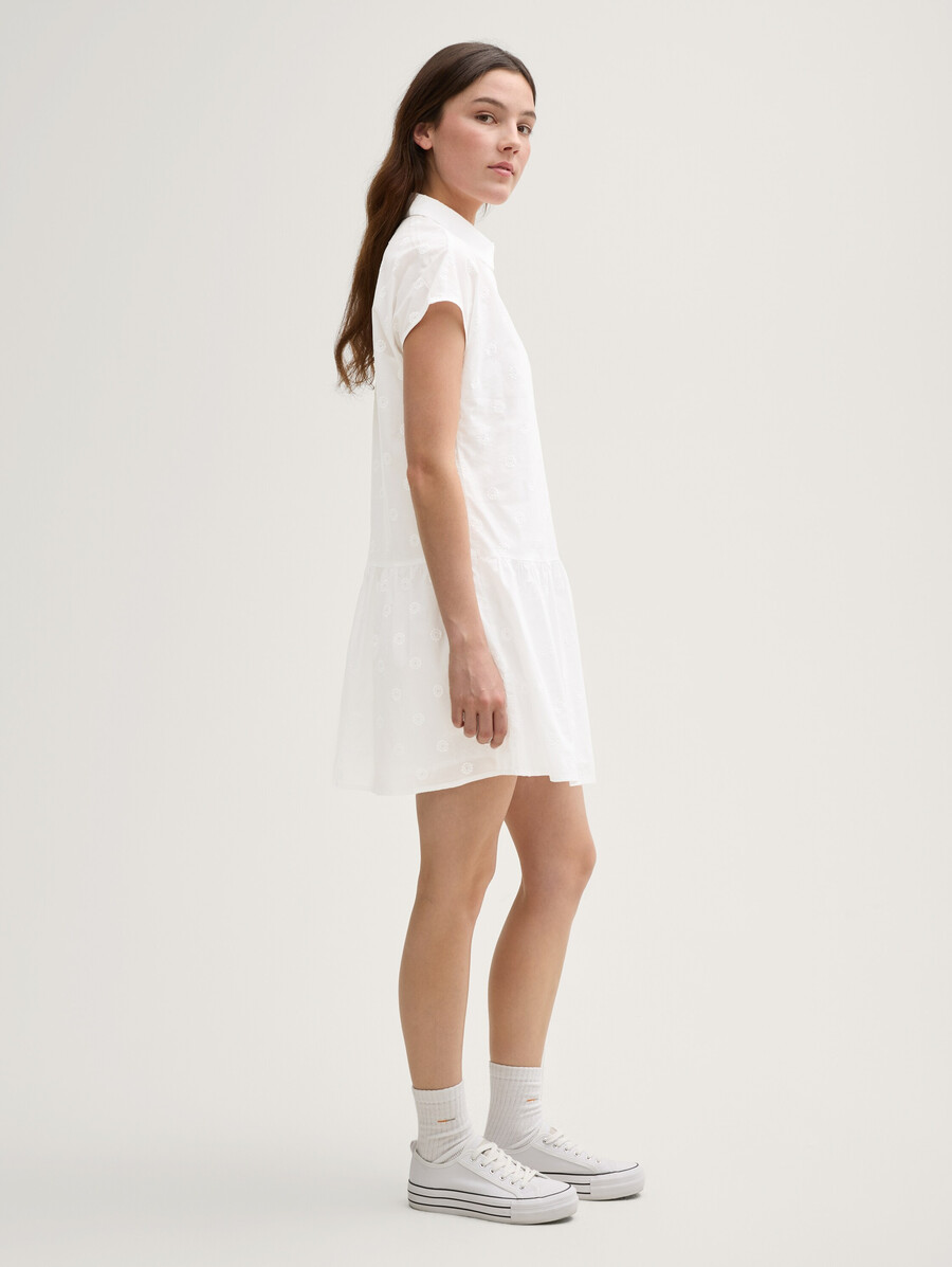 mini abito blusa con ricami