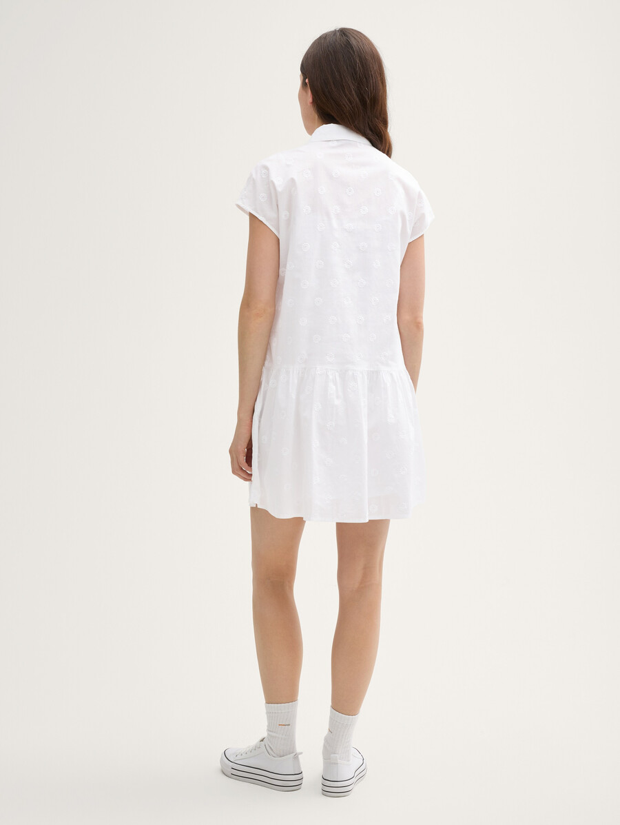 mini abito blusa con ricami
