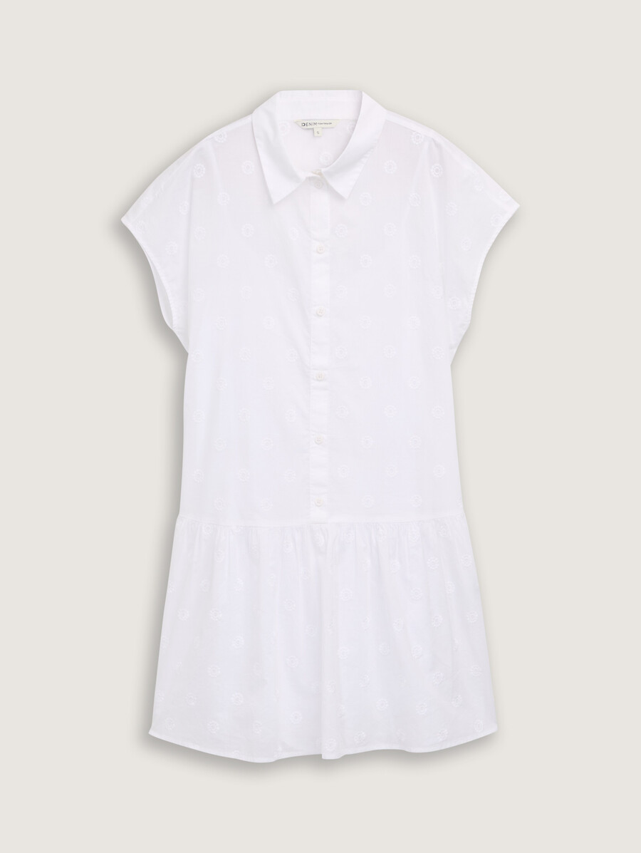 mini abito blusa con ricami