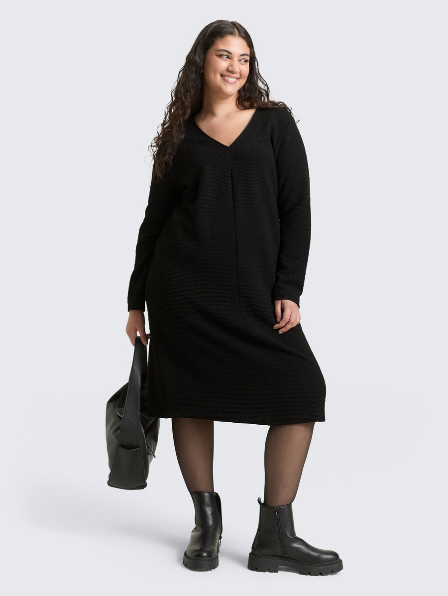plus size - abito con effetto glitter