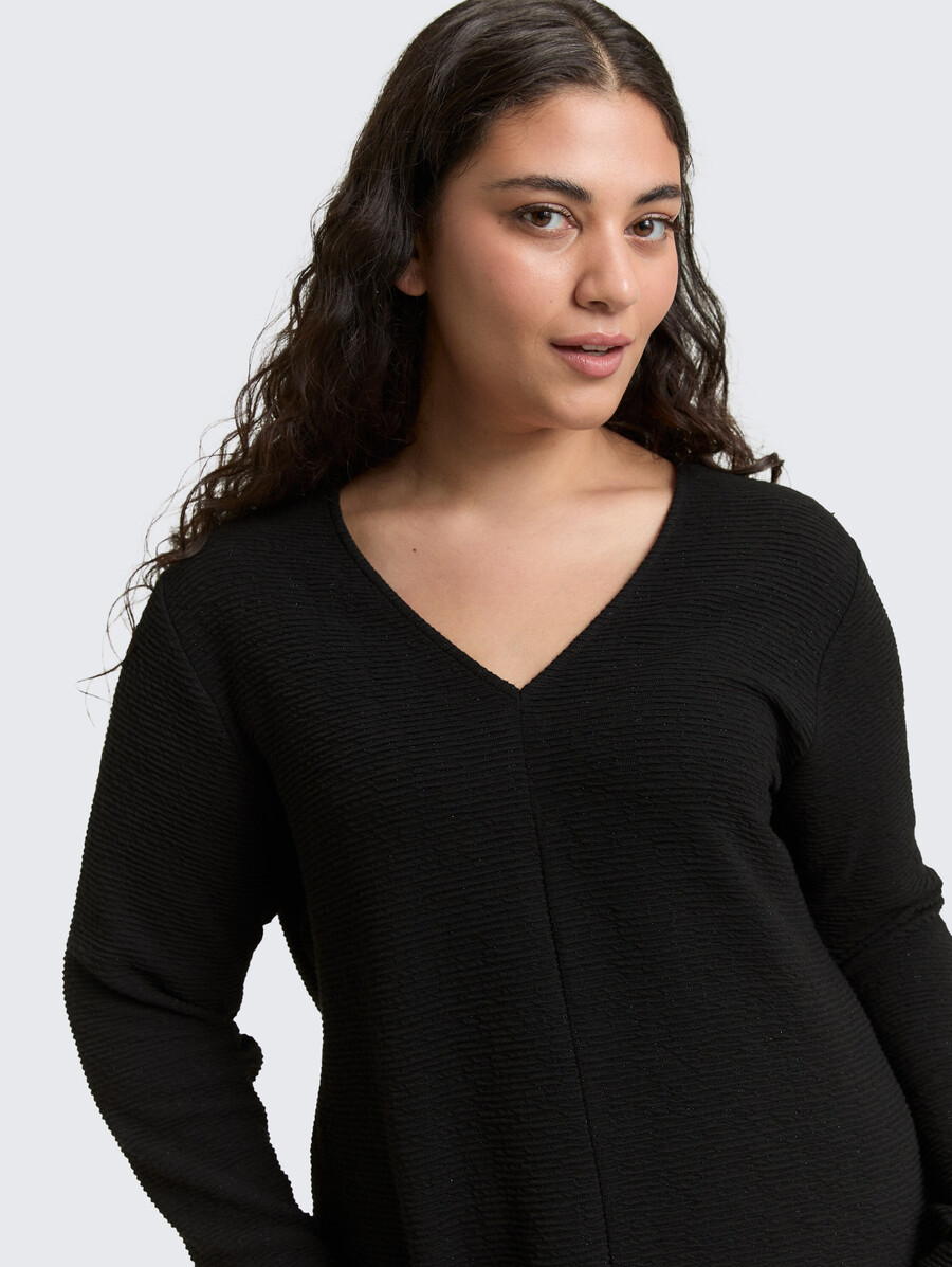 plus size - abito con effetto glitter