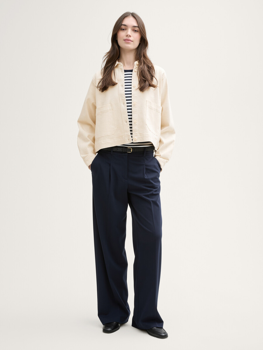 giacca overshirt con tasche
