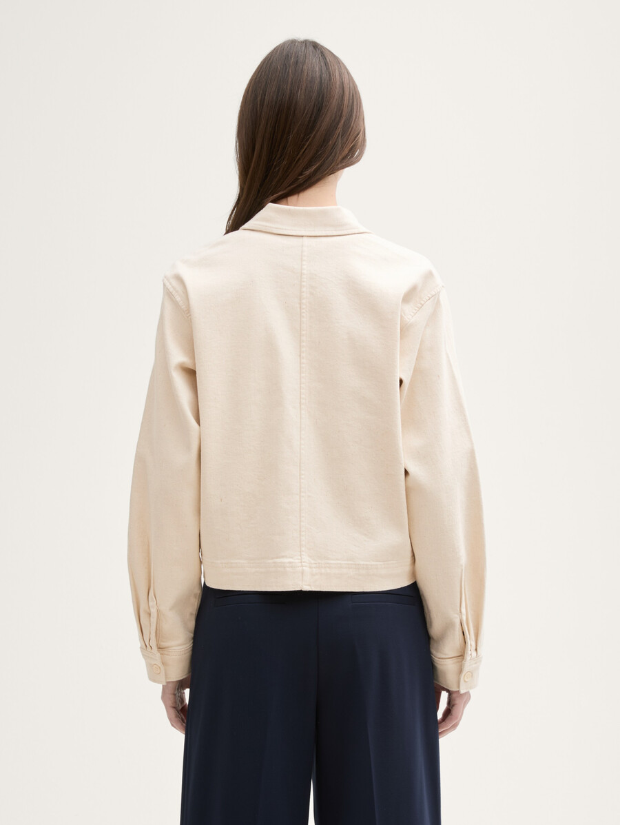 giacca overshirt con tasche