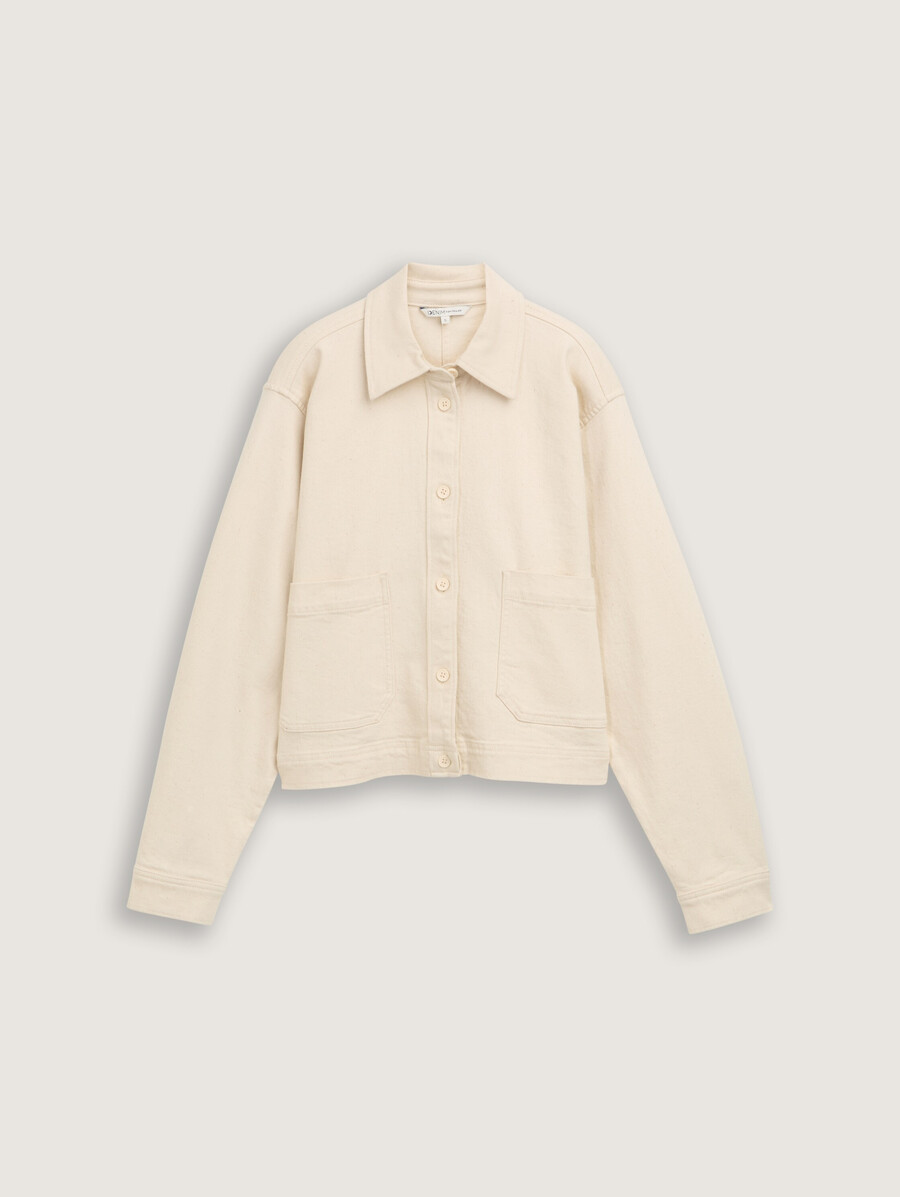 giacca overshirt con tasche
