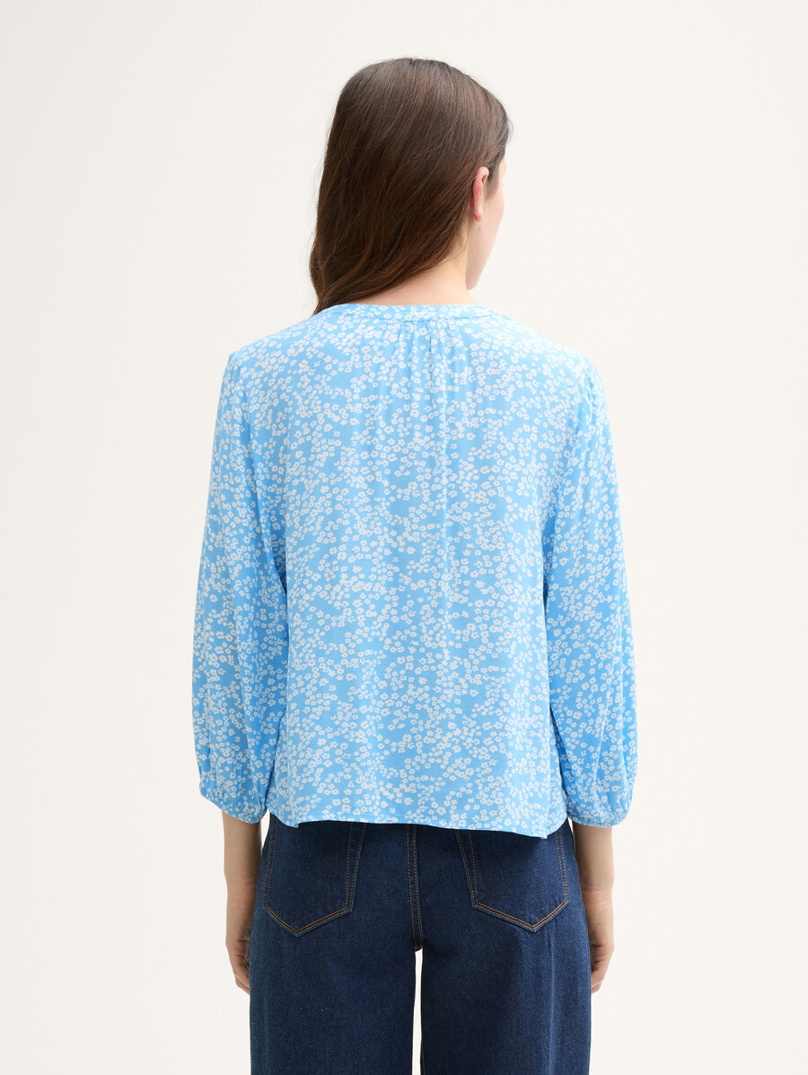 blusa in viscosa dalla vestibilità ampia