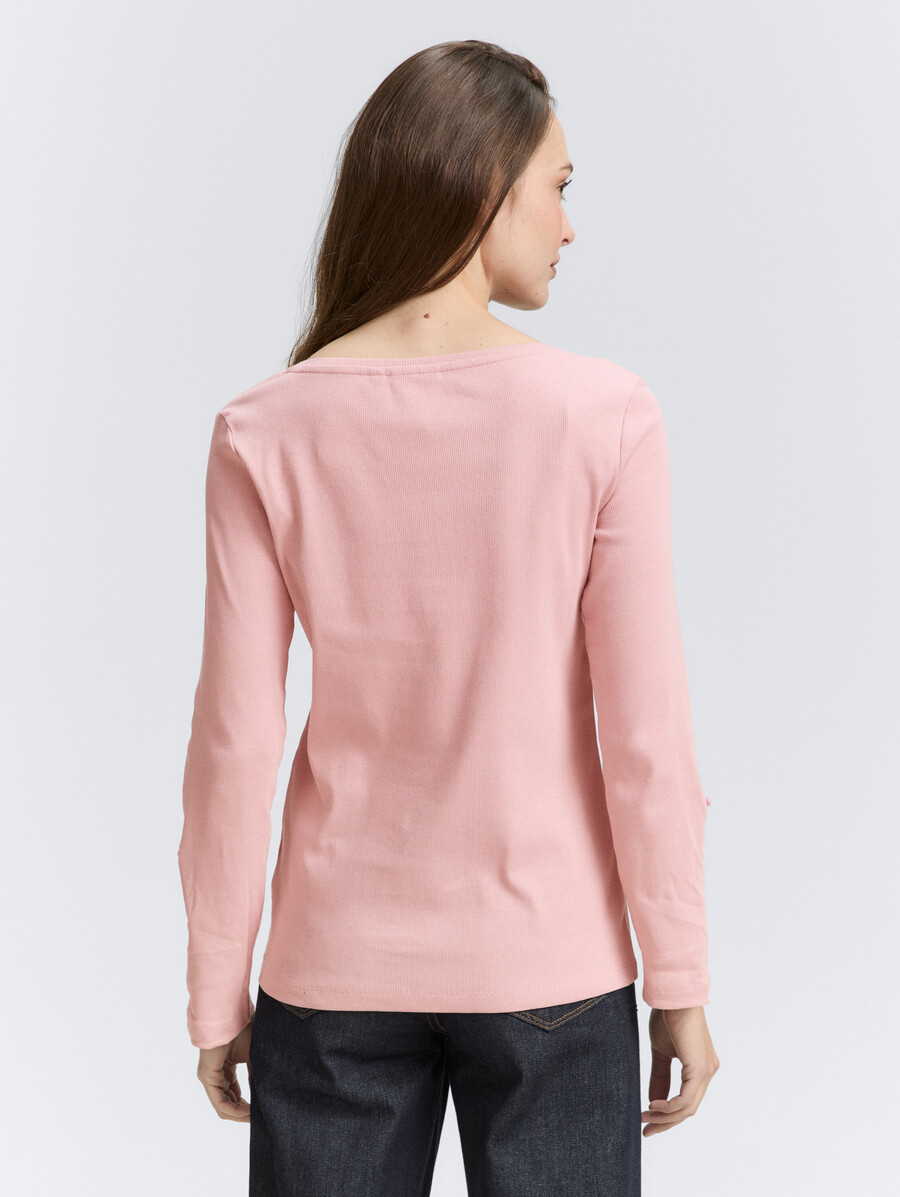 camicia a maniche lunghe con risvolto