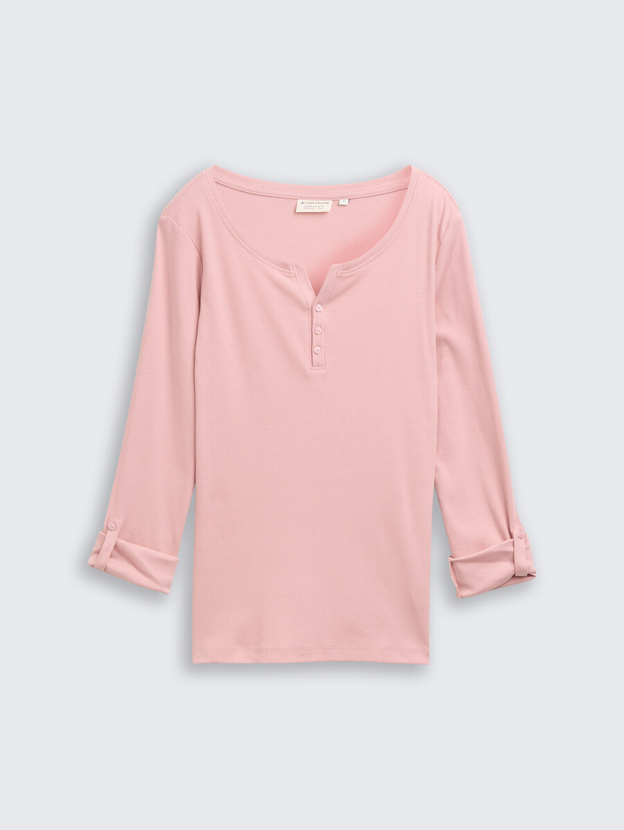 camicia a maniche lunghe con risvolto