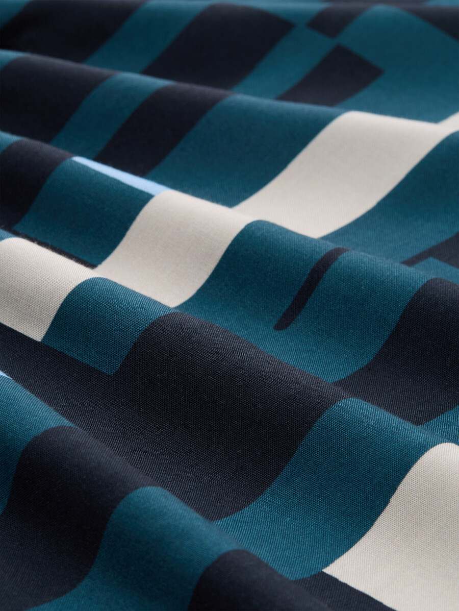 taglie forti - maglia a maniche lunghe in mix di materiali