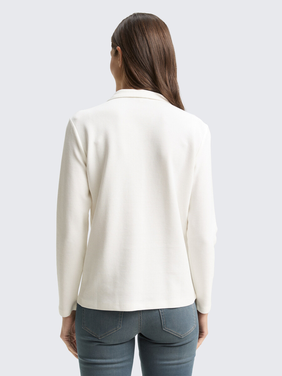 camicia a maniche lunghe con colletto polo