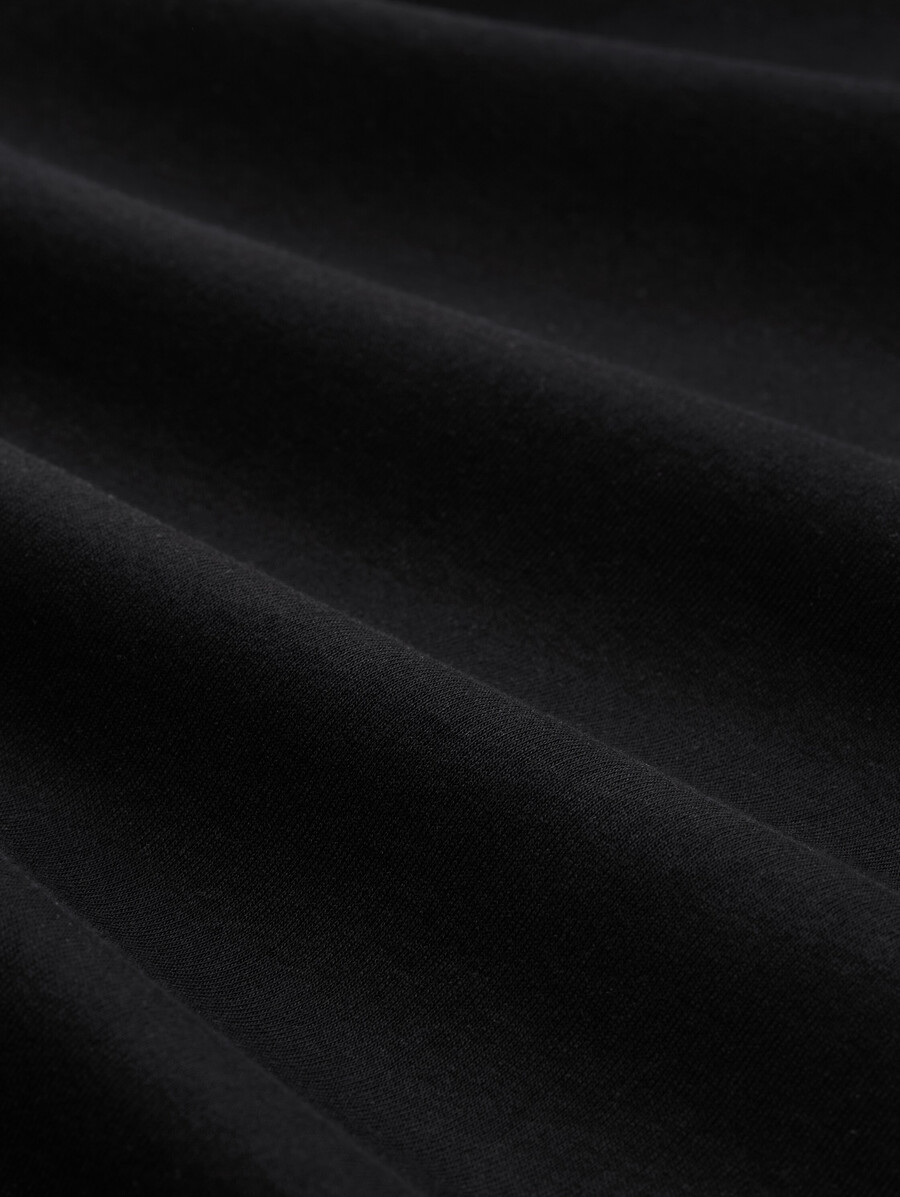 camicia a maniche lunghe slim fit con logo glitterato