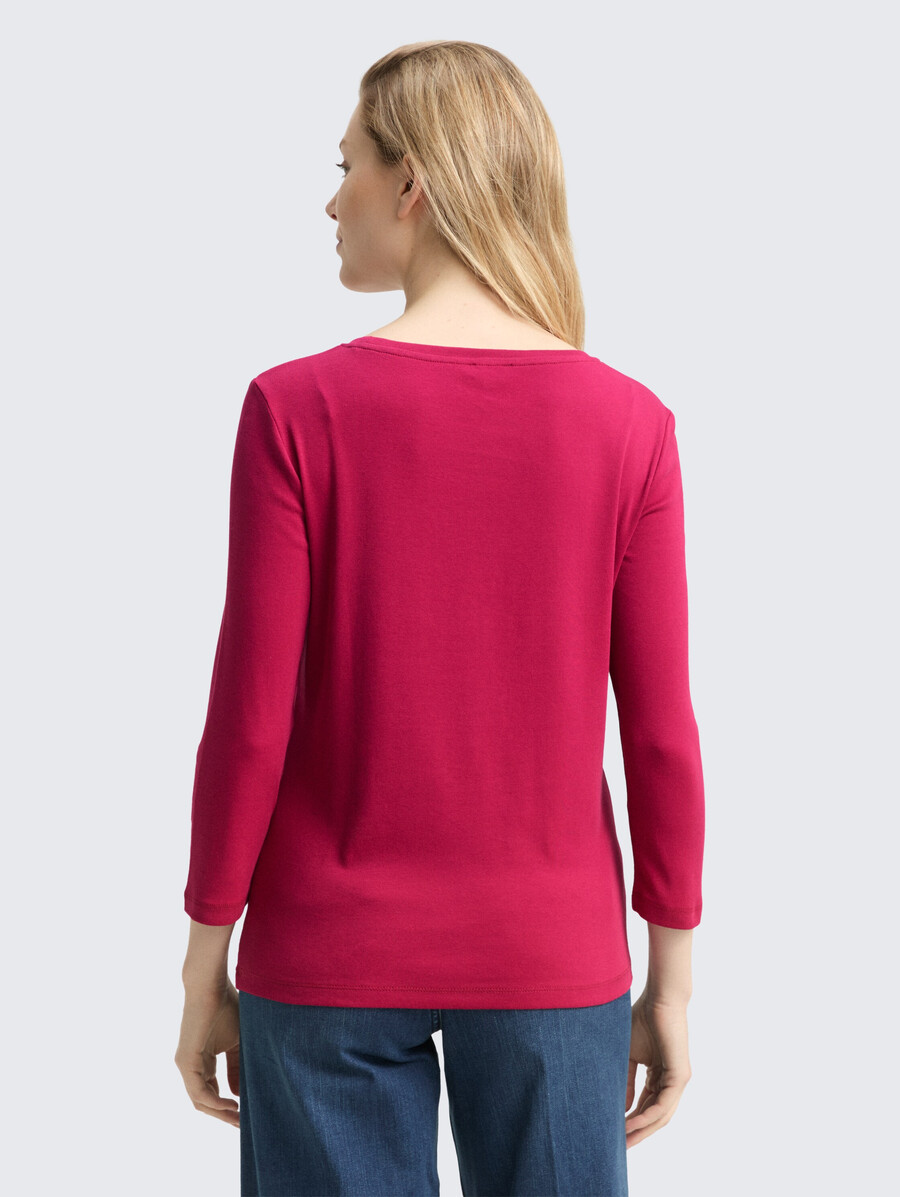 camicia a maniche lunghe slim fit con logo glitterato