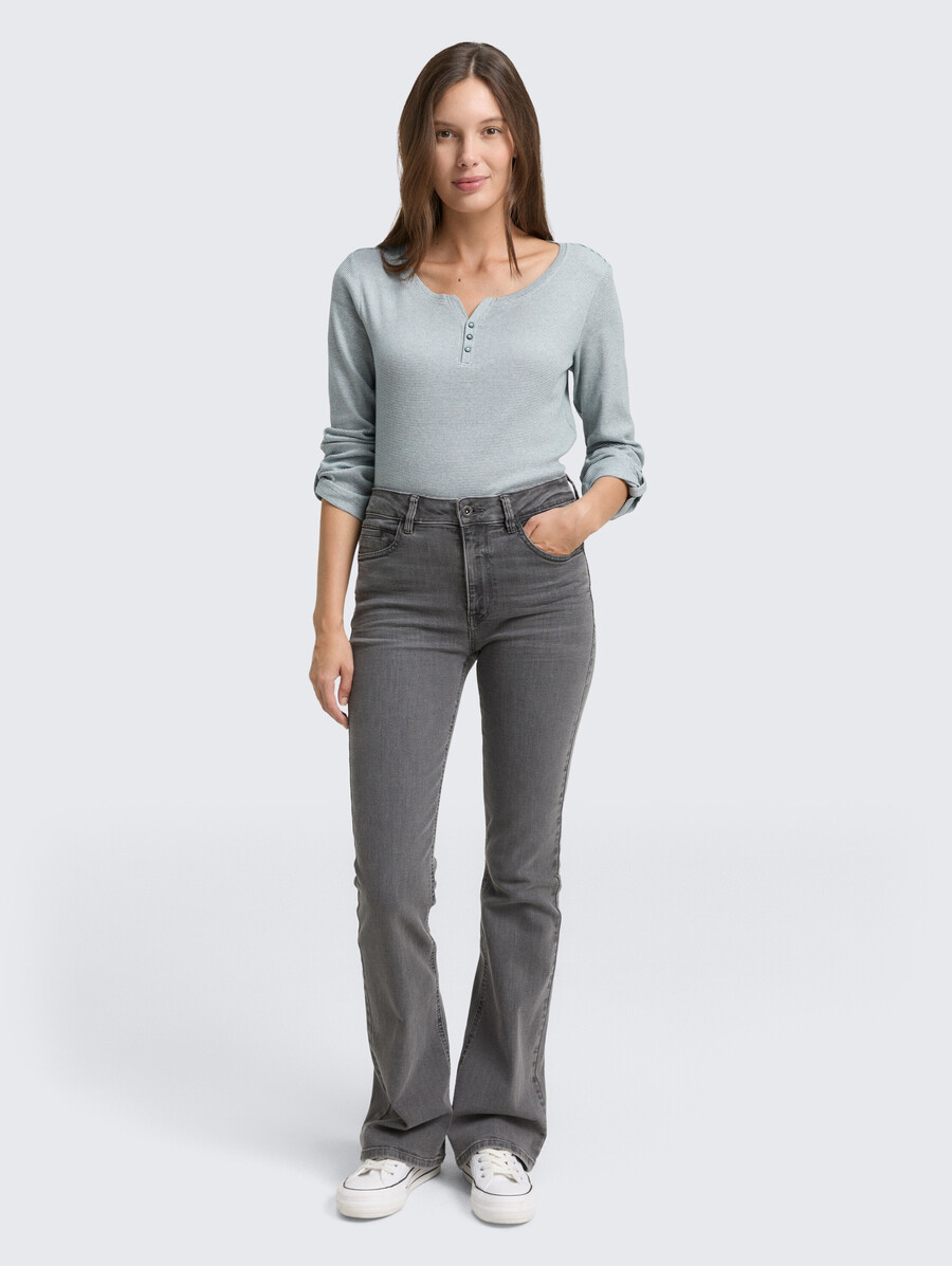camicia a maniche lunghe con risvolto