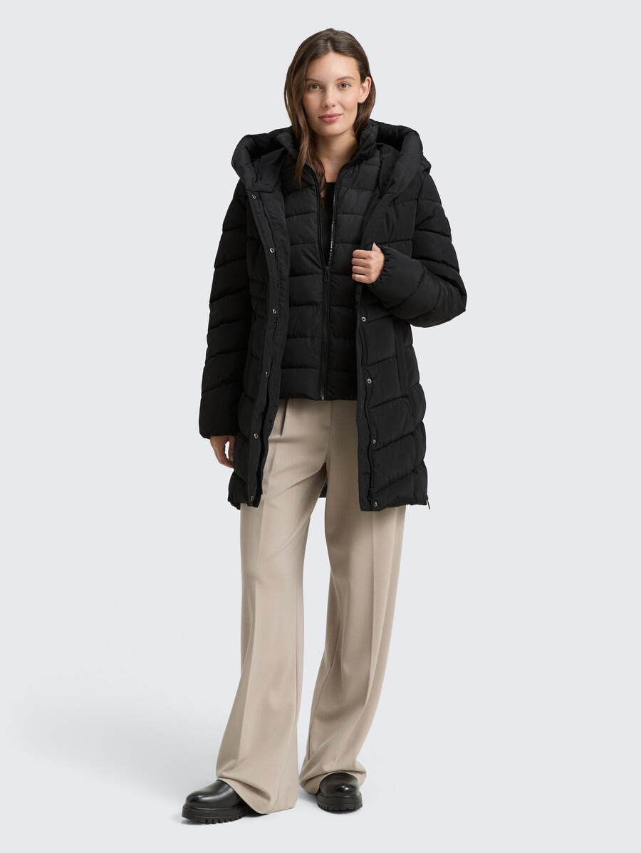 piumino in look 2 in 1