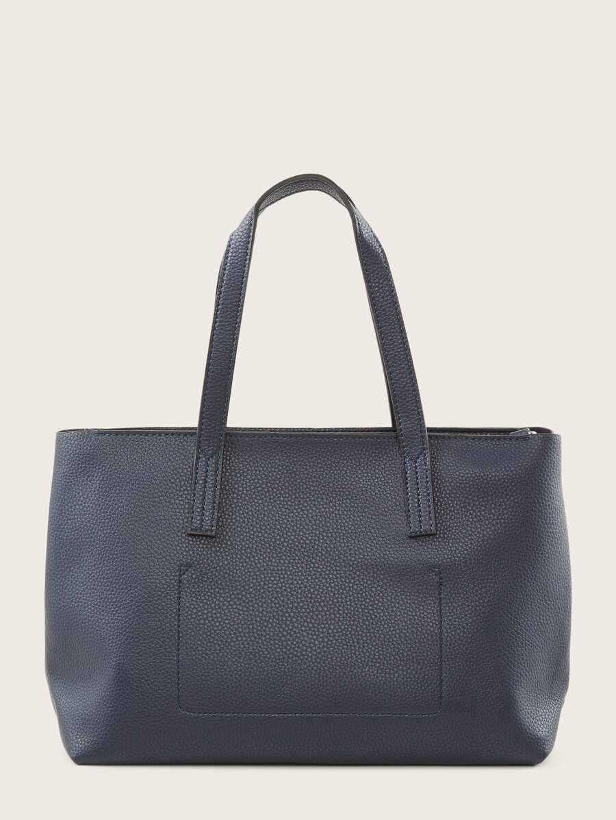 shopper ttmarla con piccolo logo in rilievo