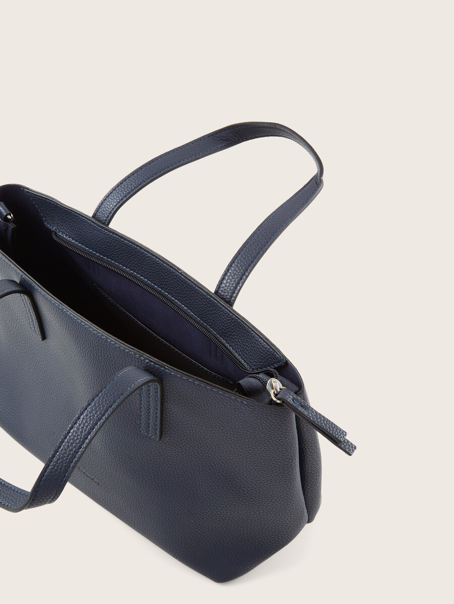 shopper ttmarla con piccolo logo in rilievo