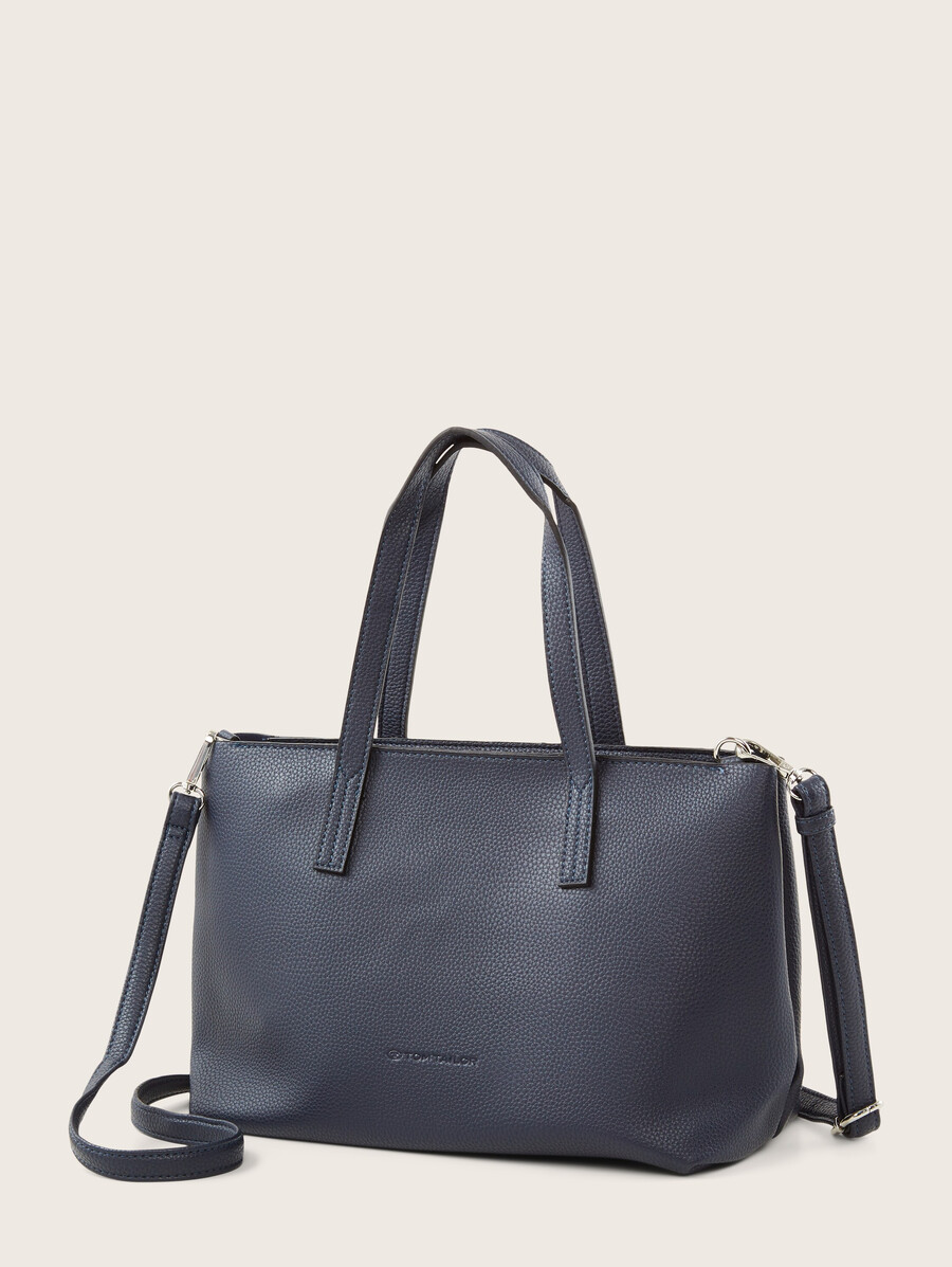 shopper ttmarla con piccolo logo in rilievo