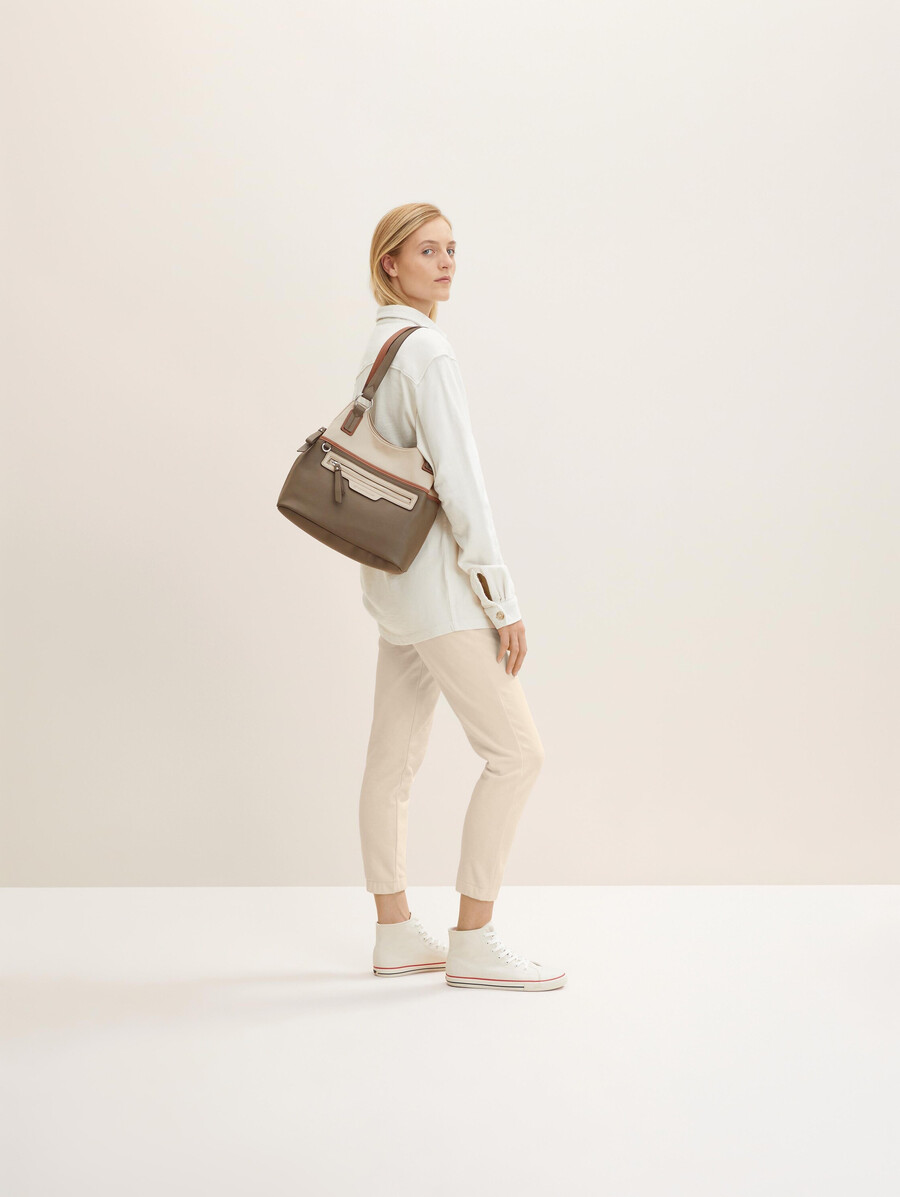 shopper ttjule l con blocchi di colore