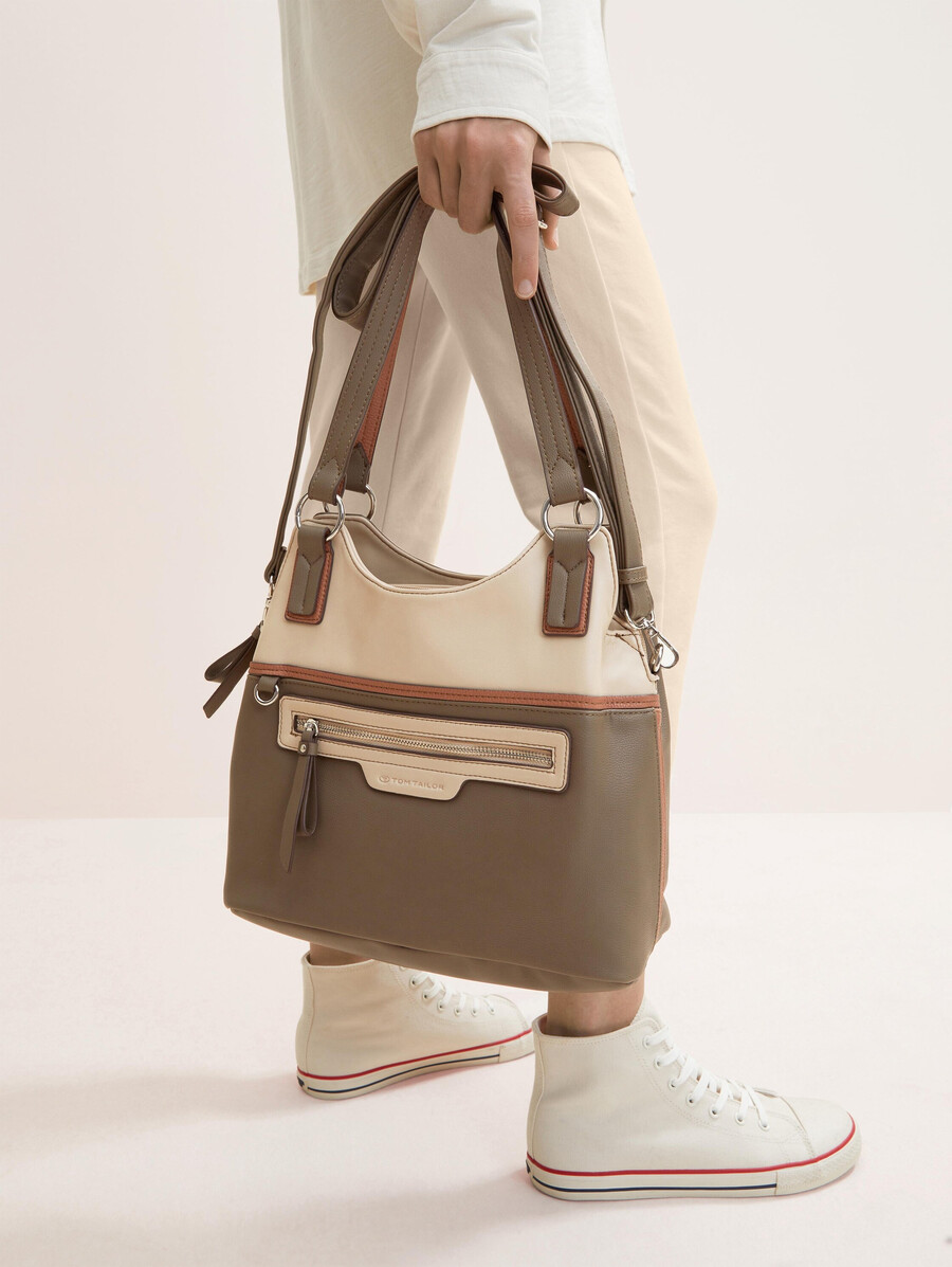shopper ttjule l con blocchi di colore