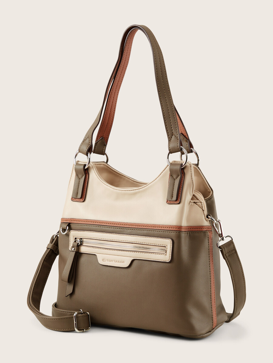 shopper ttjule l con blocchi di colore