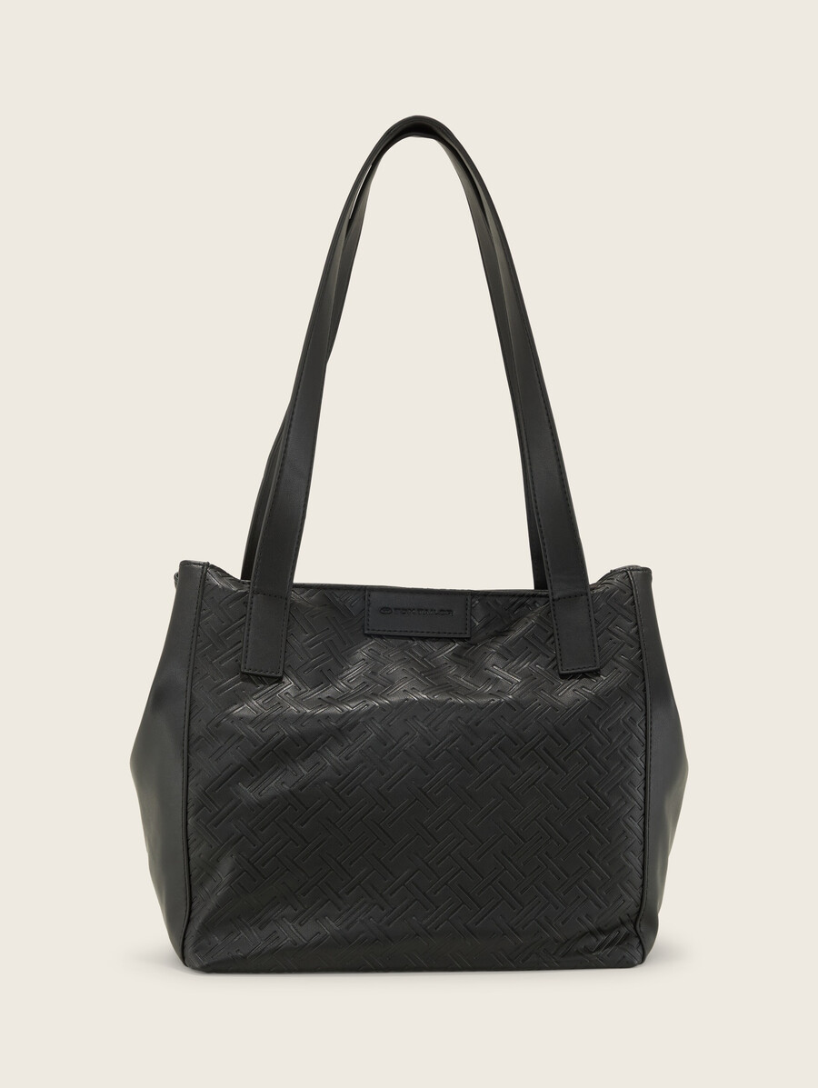 shopper ttmirenda l con logo in rilievo
