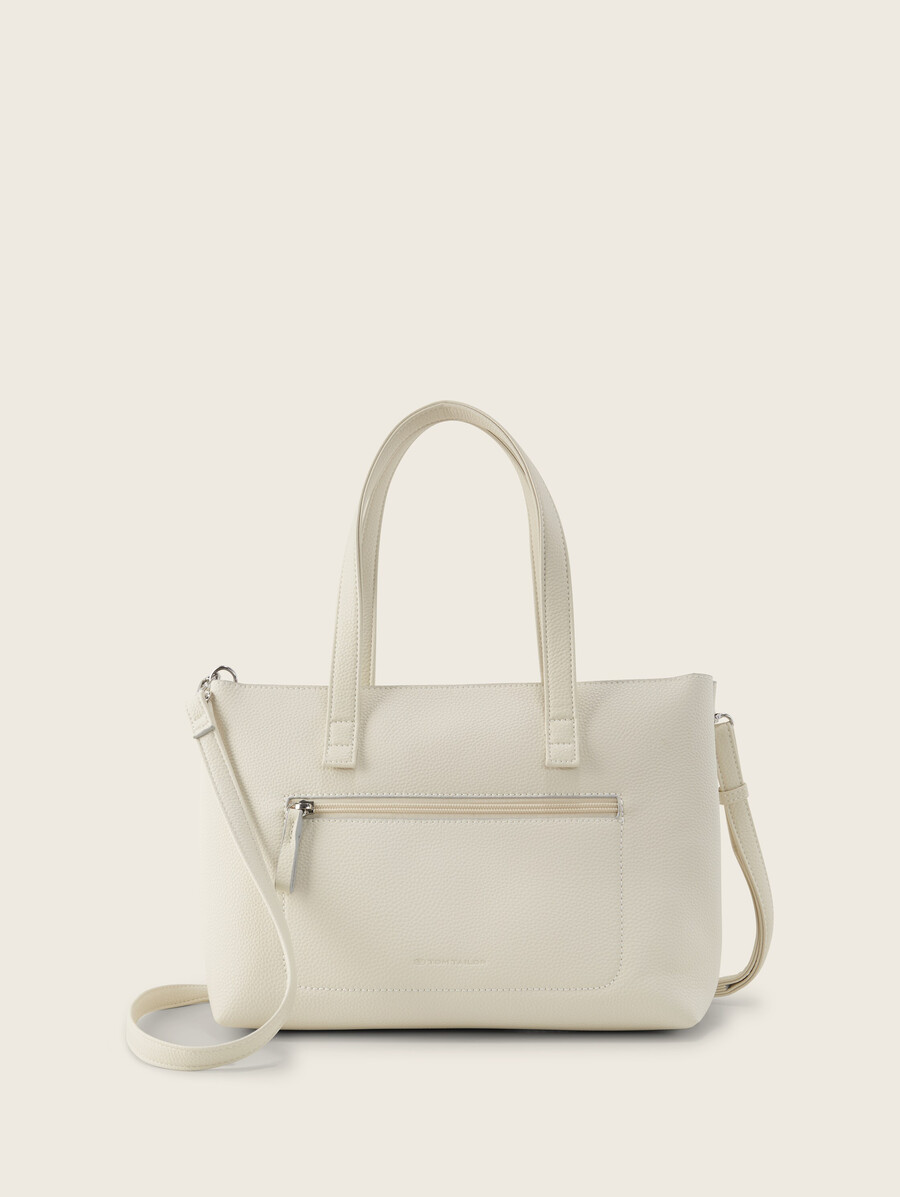 ttelis m shopper con cuciture decorative
